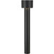 Passage 10 watt Black Outdoor Bollard